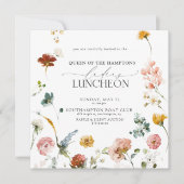 Elegante Wohltätigkeit Lugano Highlights Blume Einladung (Vorderseite)