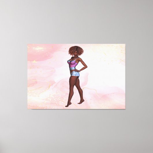 Elegante Women Canvas Print Picture 10 Leinwanddruck (Vorderseite)