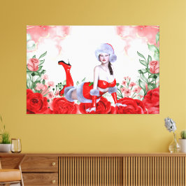 Elegante Women Canvas Print Picture 16 Leinwanddruck