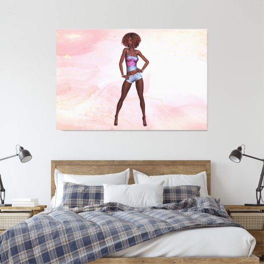 Elegante Women Canvas Print Picture 9 Leinwanddruck (Insitu (Schlafzimmer))