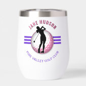 Elegante Women Golfer Design (Rückseite)