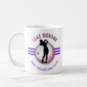 Elegante Women Golfer Design Kaffeetasse (Links)
