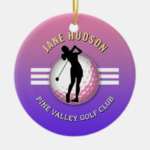 Elegante Women Golfer Design