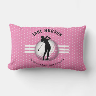 Elegante Women Golfer Design Lendenkissen