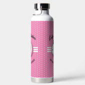 Elegante Women Golfer Design Trinkflasche (Rechts)