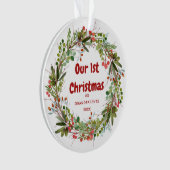 Elegante Wreath Ornament (Vorderseite)