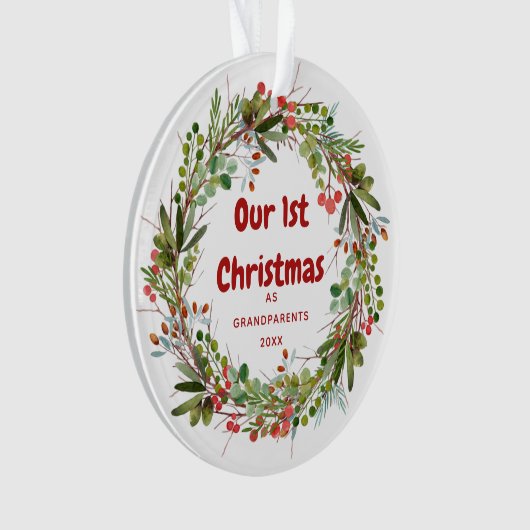 Elegante Wreath Ornament (Vorderseite)