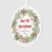 Elegante Wreath Ornament (Vorderseite)