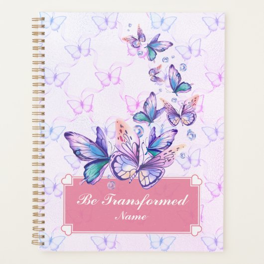 elegante, wunderliche Schmetterling-Designs indivi Planer (Vorderseite)