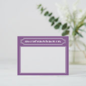 Elegante Wünsche für Braut und Bräutigam, Hochzeit Hinweiskarte (Stehend Vorderseite)