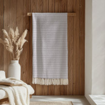 Elegante Wurfdecke Pastellgrau Weiß Stil