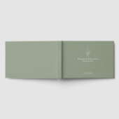 Elegante Wüste | Cactus Green Wedding Gästebuch (Voll)