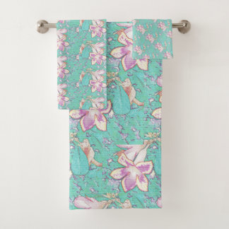 Elegante Wüste Rose Adenium Summer Oasis Beach Fun Badhandtuch Set