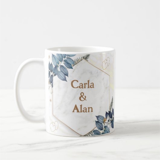 Elegante y Personalizada para Celebrar su boda Kaffeetasse (Links)