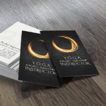 Elegante YOGA Black & Gold ZEN Symbol Glühen Licht