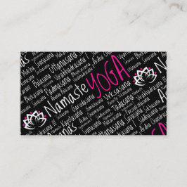 Elegante Yoga-Mitte/Yoga-Geschäft/Lehrers Visitenkarte