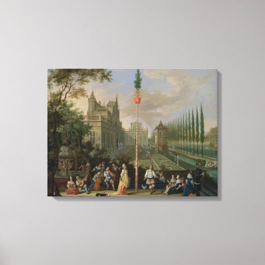 Elegante Zahlen Leinwanddruck (Vorderseite)