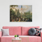 Elegante Zahlen Leinwanddruck (Insitu (Wohnzimmer))