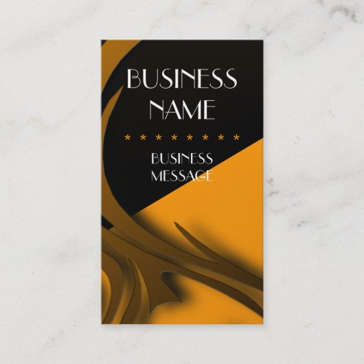 Elegante Zebra Print Business Card Visitenkarte (Vorderseite)