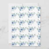 Elegante Zeit für Tee-Brautparty Einladung (Rückseite)