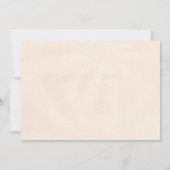 Elegante zeitgenössische Hochzeits-Einladungen Einladung (Rückseite)