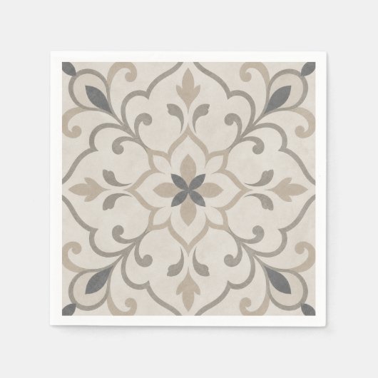 Elegante Ziersteinfliese Serviette (Vorderseite)