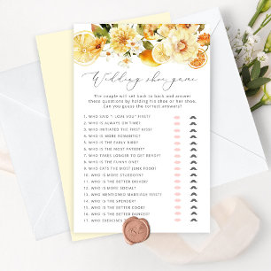 Elegante Zitrone Das Hochzeitsschuhspiel