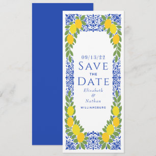 Elegante Zitrone Italien Griechenland Mittelmeer Save The Date