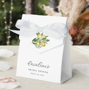 Elegante Zitronen-Zitrus-Junggesellinnen-Abschieds Geschenkschachtel