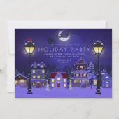 Elegante Zuhause Feiertage Weihnachten Party Einla Einladung (Vorderseite)