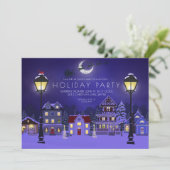 Elegante Zuhause Feiertage Weihnachten Party Einla Einladung (Stehend Vorderseite)