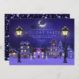 Elegante Zuhause Feiertage Weihnachten Party Einla Einladung