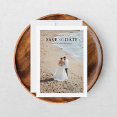 Elegante Zwei-Foto Save The Date