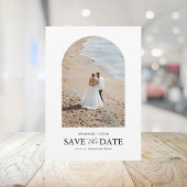 Elegante Zwei-Foto Save The Date