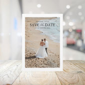 Elegante Zwei-Foto Save The Date