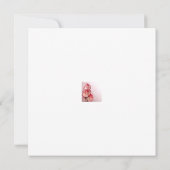 Elegante zwei Tone-Rose, die eine Flachkarte angeb (Rückseite)