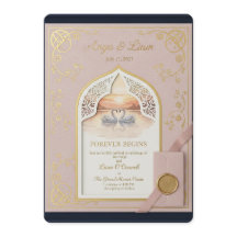 EleganteGoldeneHochzeitseinladung