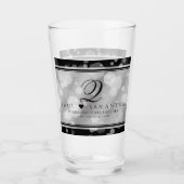 Eleganter 10. Geburtstag der Zehn-Zehn-Hochzeit Glas (Vorderseite)