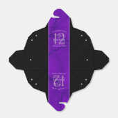 Eleganter 12. Silk Wedding Jubiläum Geschenkschachtel (Ungefaltet)