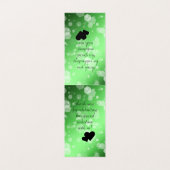 Eleganter 20. Smaragdgrüner Hochzeitstag (Innenseite Aufgefaltet)