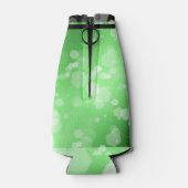 Eleganter 20. Smaragdgrüner Hochzeitstag Flaschenkühler (Rückseite)