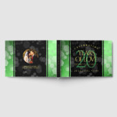 Eleganter 20. Smaragdgrüner Hochzeitstag Gästebuch (Voll)