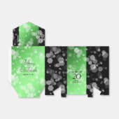 Eleganter 20. Smaragdgrüner Hochzeitstag Geschenkschachtel (Ungefaltet)