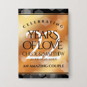 Eleganter 22. Geburtstag der Kupferhochzeit Button (Vorderseite)