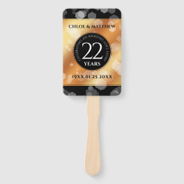 Eleganter 22. Geburtstag der Kupferhochzeit Fächer