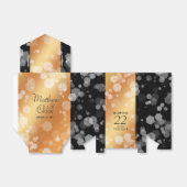 Eleganter 22. Geburtstag der Kupferhochzeit Geschenkschachtel (Ungefaltet)