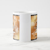 Eleganter 22. Geburtstag der Kupferhochzeit Jumbo-Tasse (Vorderseite)