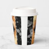 Eleganter 22. Geburtstag der Kupferhochzeit Pappbecher (Links)