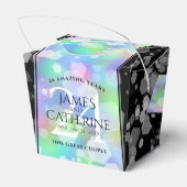 Eleganter 24. Opal Wedding Jubiläum Geschenkschachtel (Rückseite)