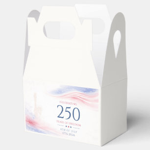 Eleganter 250. amerikanischer Unabhängigkeitstag 4 Geschenkschachtel